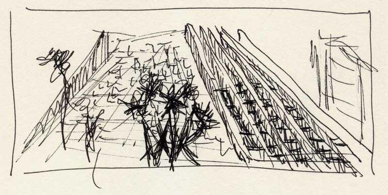 Sketch for: 49#07 Brasilia, National Theatre Claudio Santoro, 2007