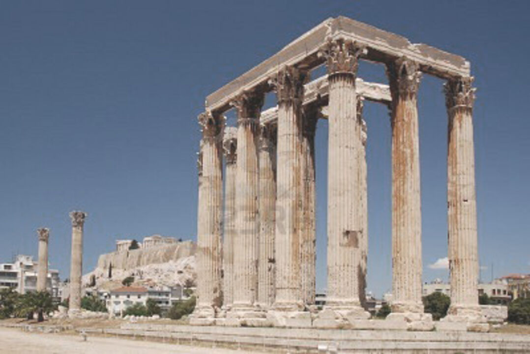 45#04 Athen, Tempel des Zeus, Standortaufnahme