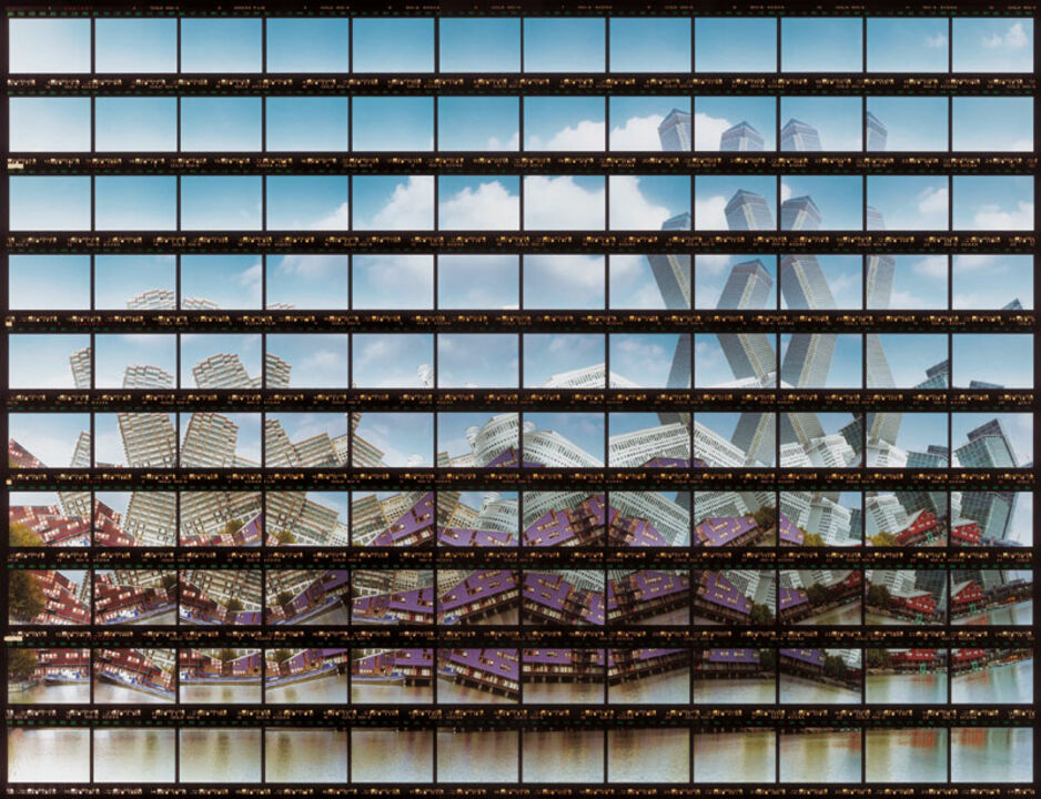 Thomas Kellner: 14#22 London, Canary Wharf Tower or One Canada Square (Architekten: Cesar Pelli & Associates, Adamson Associates, und Frederick Gibberd Coombes & Partners), 1999, C-Print, 45,5 x 35,0 cm / 17,7" x 13,6", Auflage 10+3