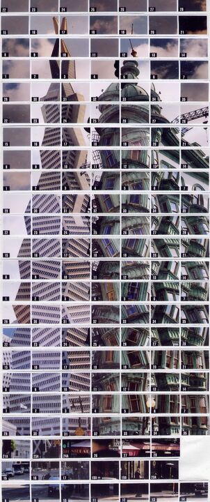 Thomas Kellner: 42#19 San Francisco, Trans America Building, 2004, Indexprint