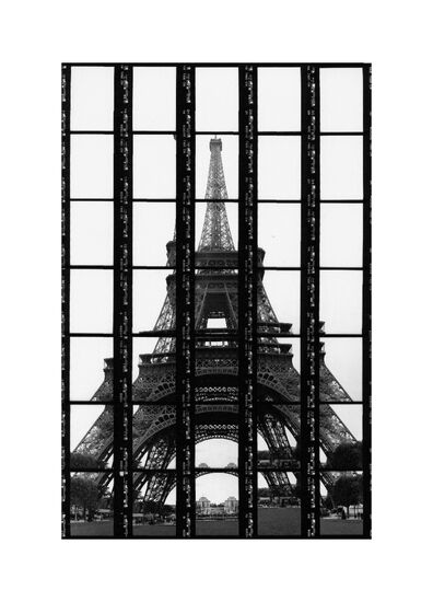 02#01 Paris, Eiffelturm, 1997, BW-Print, 17,5 x 27,0 cm / 6,8" x 10,5" Auflage 10 + 3