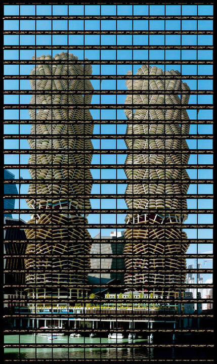 Thomas Kellner: 39#09 Chicago, Marina Towers (Architekt: Bertrand Goldberg), 2003, C-Print, 49 x 83,8cm / 19,1" x 32,7", Auflage 20+3
