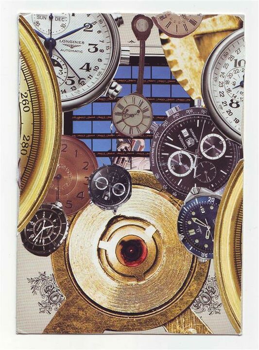 blades, Collage auf Postkarte, 10,5 x 15 cm, 2013