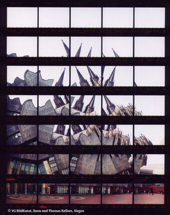 Thomas Kellner: 25#09 Koeln, Museum Ludwig (architects: Peter Busmann & Godfrid Haberer), 2001, C-Print, 19,2 x 24,7 cm / 7,5" x 9,6", 20+3