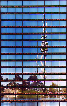 Thomas Kellner: 32#20 Munich, Olympic Tower (architect: Sebastian Rosenthal), 2002, C-Print, 34,5x56,2 cm/13,5"x21,9", edition 20+3