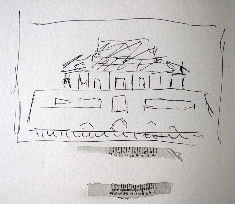 Sketch for 65#03 Beijing, Tian 'anmen Square 