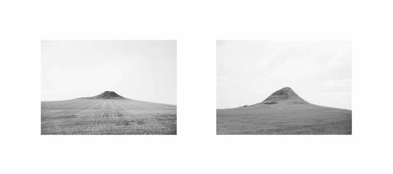 Kevin O'Connell: Some Horizon#3 Platinum on vellum, 2006, 18,3x5,2cm