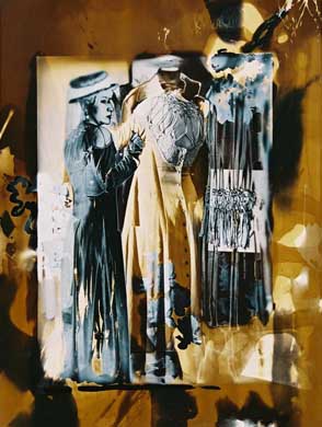 Carmen Oberst: "Die andere Jahrhundertwende", Silbergelatineabzug Mischtonung, 30x40cm, 1993, Unikatdruck