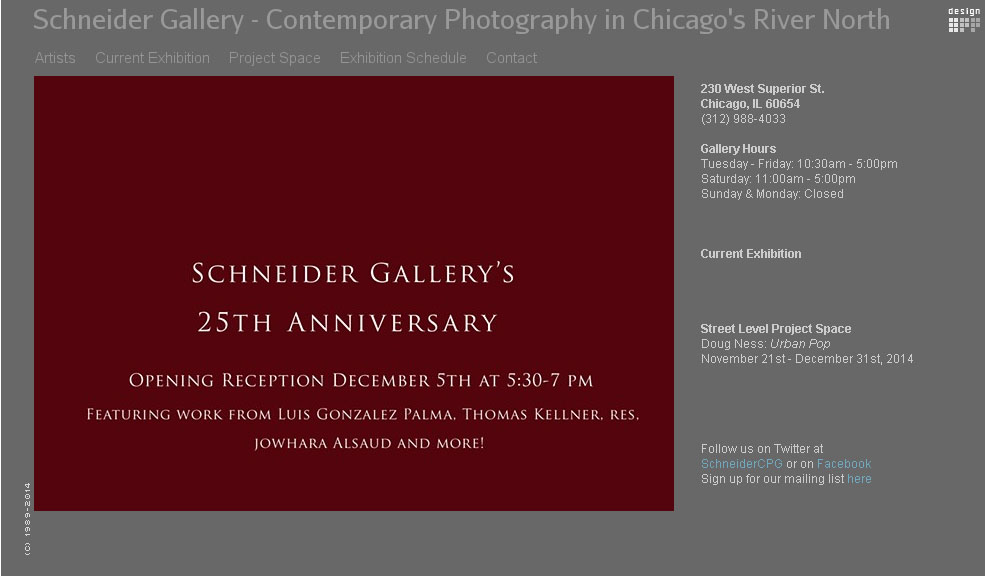 Schneider Gallery 25th