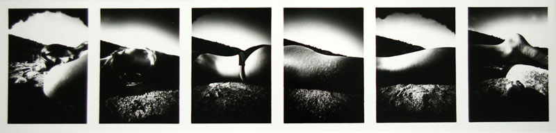 Thomas Kellner: Sixtorama Nr. 1, 1994, SW-Fotografie, 59,5 x 11,5cm / 21,1" x 4,5", Auflage 10+1