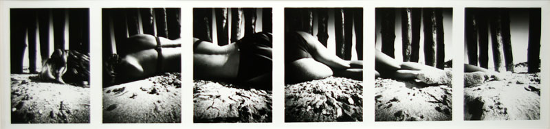 Thomas Kellner: Sixtorama Nr. 8, 1994, SW-Fotografie, 59,5 x 11,5cm / 21,1" x 4,5", Auflage 10+1
