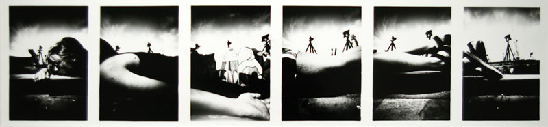 Thomas Kellner: Nr. 10, 1994, SW-Fotografie, 59,5 x 11,5cm / 21,1" x 4,5", Auflage 10+1