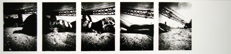 Thomas Kellner: Sixtorama Nr. 13, 1994, SW-Fotografie, 59,5 x 11,5cm / 21,1" x 4,5", Auflage 10+1