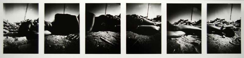 Thomas Kellner: Sixtorama Nr. 19, 1994, SW-Fotografie, 59,5 x 11,5cm / 21,1" x 4,5", Auflage 10+1