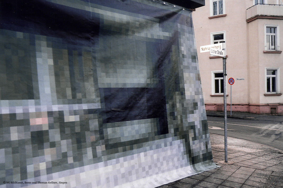 Thomas Kellner: facade corner view, Giessen, 2004