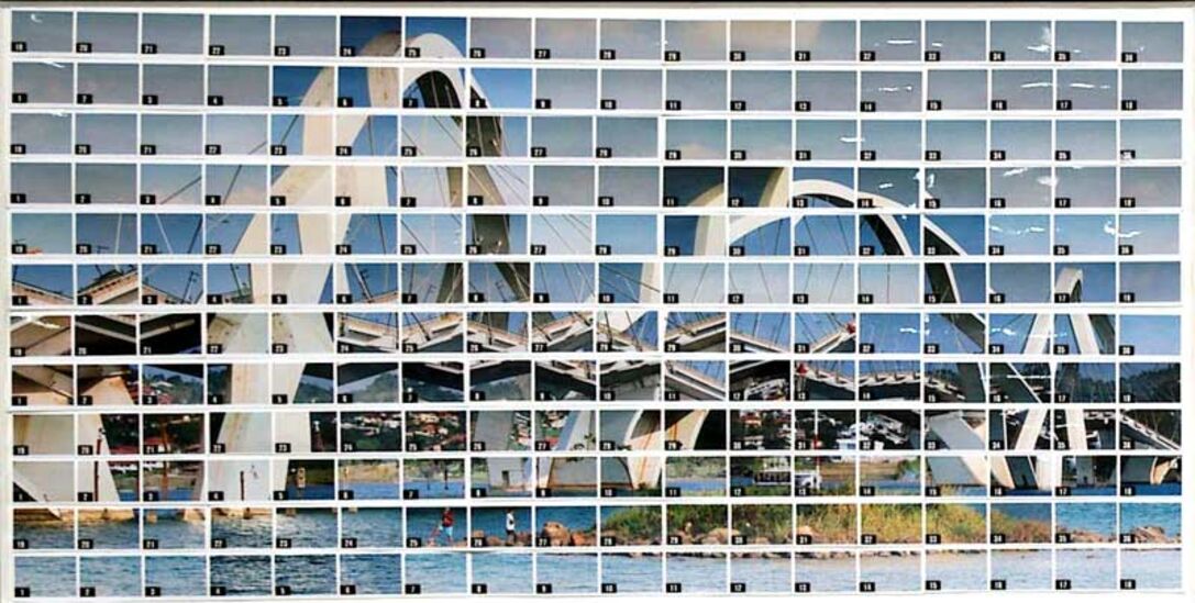 Mounted indexprints after processing films for 49#21 Brasilia Ponte JK 2008
