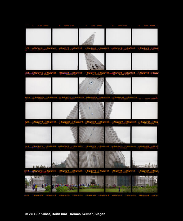 91#04 Reykjavic, cloudy Hallgrímskirkja, 2017, C-Print, 19cm x 24,5cm /	7,48'' x 9,65'', edition 10+3