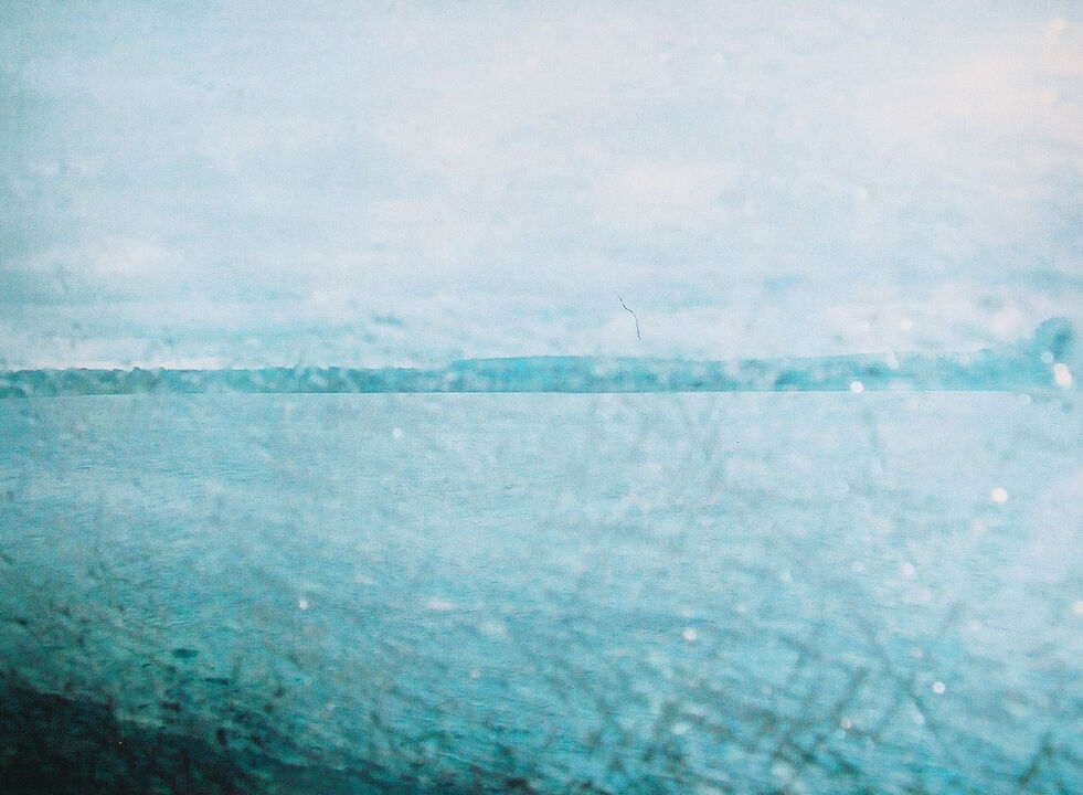 Rhonda Wilson: Rain in the Estuary, from Travelscapes series, digital print	, 2005, 54x40.5cm, open edition