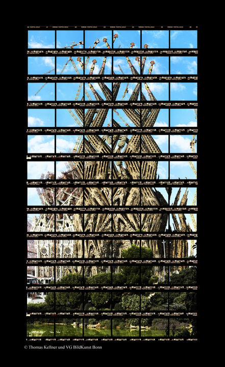 Thomas Kellner: 37#12 Barcelona, La Sagrada Familia, 2003, C-Print, 22,8x42,0 cm / 8,9"x16,4", Auflage 20+3