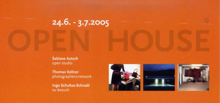 Kunstsommer 2005: Open House in den Ateliers Friedrichstrasse mit: Sabiene Autsch offenes Atelier, Ingo Schultze-Schnabl zu Gast und photographers:network selection 2005
