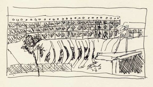 Sketch for 49#32 Brasilia, Superior Court of Justice