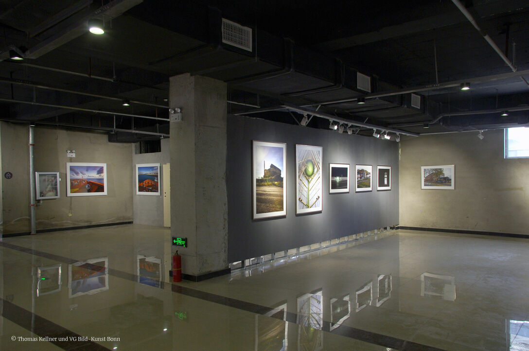 Daniel Schumann (Germany) at the exhibition Transition, Third Term International Photography Festival Liaoning in Beizhen, curated by Thomas Kellner