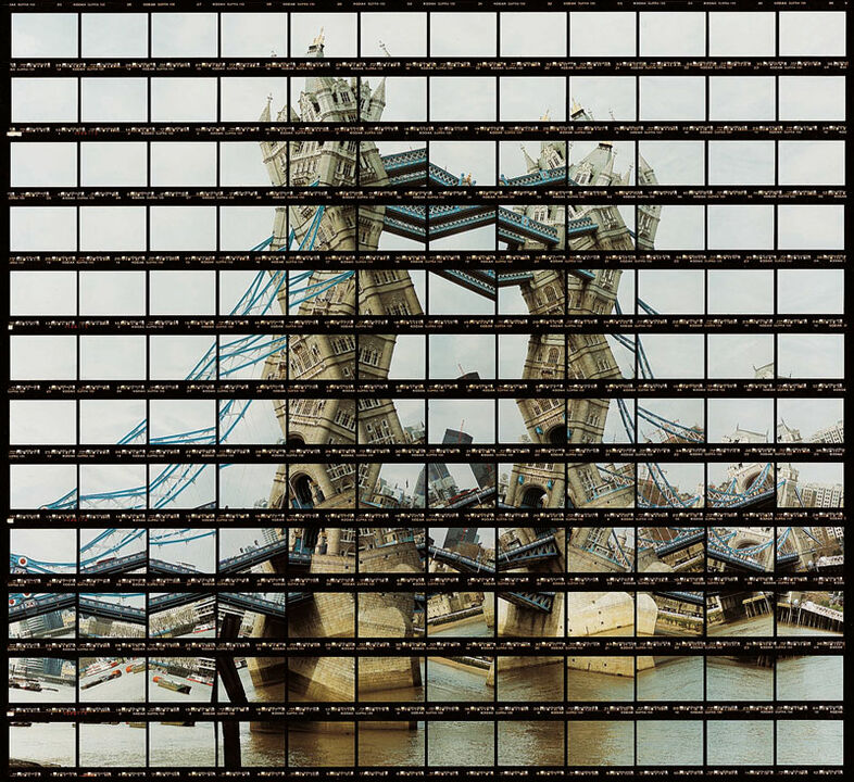 Thomas Kellner: 27#07 London, Tower Bridge (Architekten: Wolfe Barry und Horace Jones), 2001, C-Print, 46,0 x 42,5 cm/18" x 16,5", Auflage 20+3AP