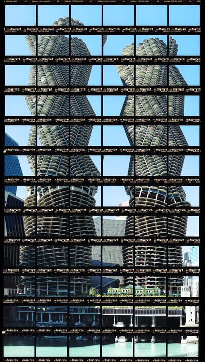 Thomas Kellner: 39#07 Chicago, Marina Towers, 2003, Indexprint