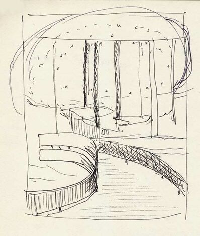 Sketch for 49#28, Brasilia, National Museum, 2008