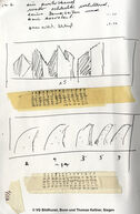 Sketch and storyboard for 89#01 Aarhus, flucticulus I and 89#02 Aarhus, flucticulus II