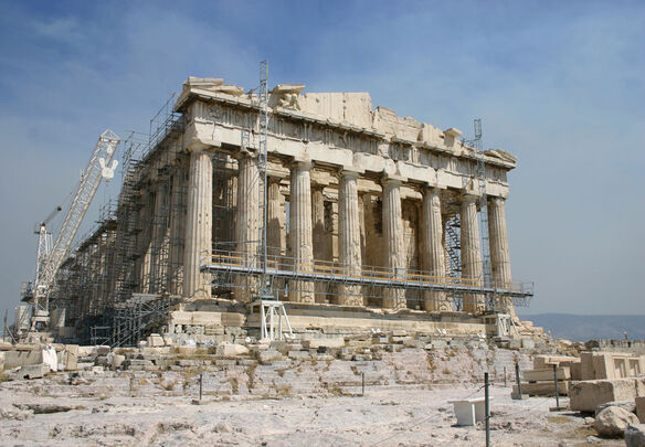 45#02 Athens, Parthenon II, Location Shot