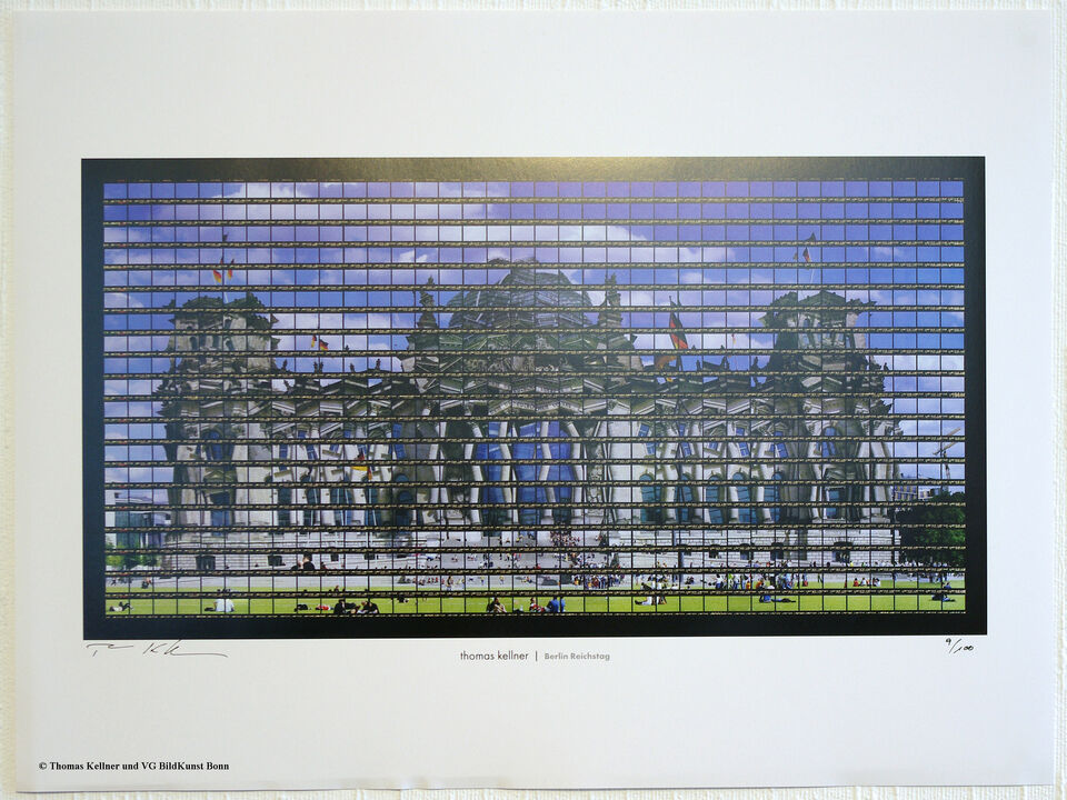 Berlin Reichstag, limited edition offset print by Thomas Kellner