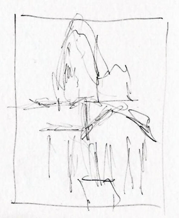 Sketch for 75#04, El Congreso, Buenos Aires, Argentina