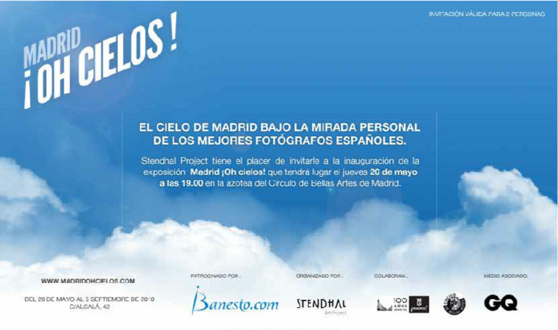 Invitation Madrid ¡oh Cielos!