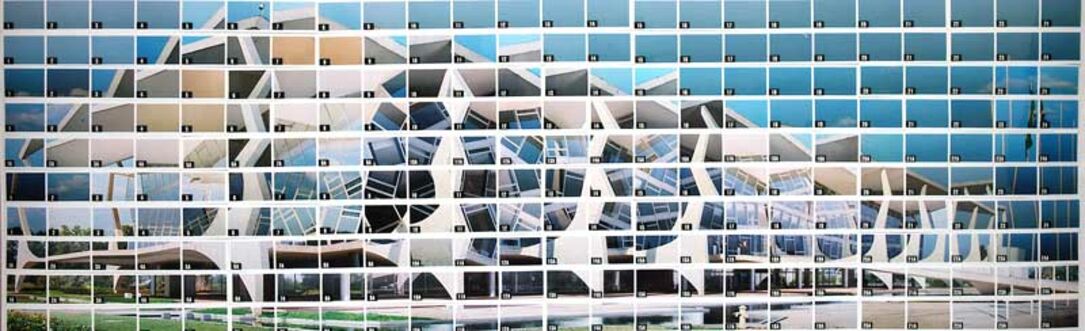 Mounted indexprints after processing films for 49#11 Brasilia Palacio do Planalto 2007