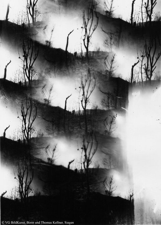 Thomas Kellner: Tierra quemada, obscure, photographies from the ashes Nr. 2, 1993, BW-Print, 16,4x23,5cm/6,4"x9,2", edition 10+2
