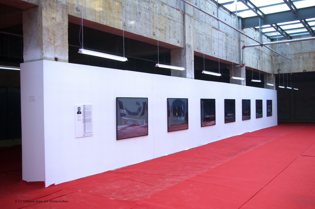 Installation of the exhibition "Image Architecture", Hefei, Peoples Republic of China, 2018