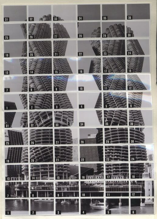 Thomas Kellner: 39#08 Chicago, Marina Towers, 2003, Indexdruck