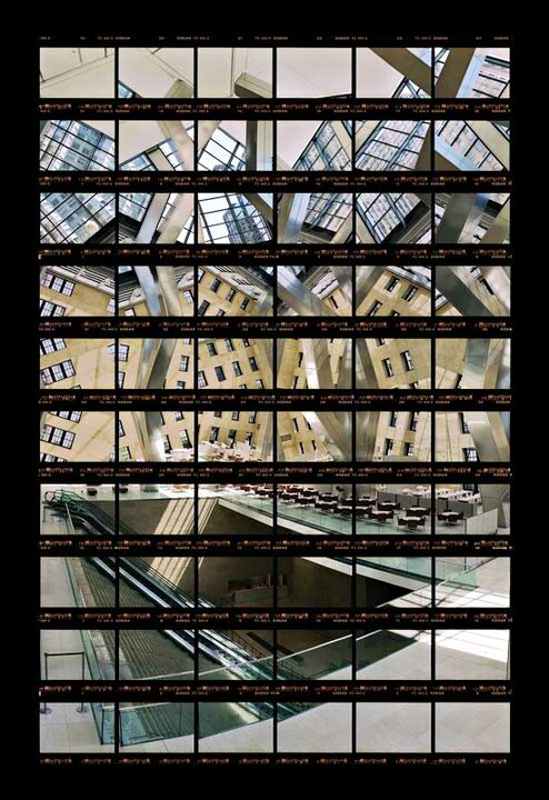 Thomas Kellner: 52#07 New York, Hearst Tower, 2006, C-Print, 22,8x34,8 cm on 35x45 cm, Auflage 5+2AP in Portfolio-Box