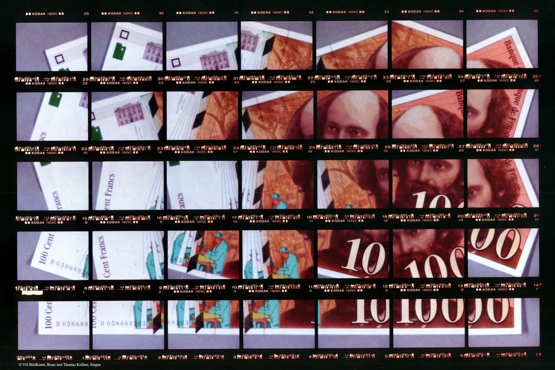 Thomas Kellner: 22#05.3, 50 French Francs, 2000, C-Print, 26,8x17,6 cm/10,5"x6,9", edition 20+3