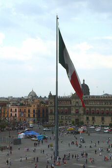 View on the palacio nacional for 66#02 Mexico, Palacio Nacional
