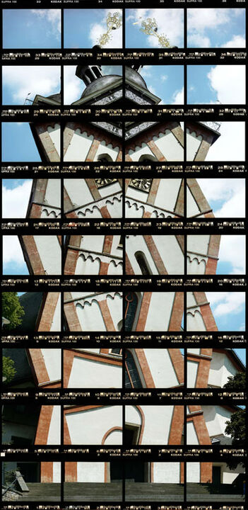 Thomas Kellner: 29#01 Siegen, Nikolaikirche, 2001, C-Print, 15,3 x 31,4 cm/5,9" x 12,2", edition 20+3