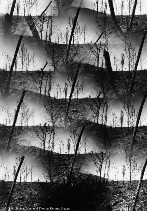 Thomas Kellner: Tierra quemada, obscure, photographies from the ashes Nr. 4, 1993, BW-Print, 16,4x23,5cm/6,4"x9,2", edition 10+2