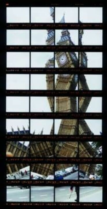 Thomas Kellner: 14#09, London, Big Ben, 1999, C-Print, 15,3 x 31,4 cm/5,9" x 12,2", edition 10+3