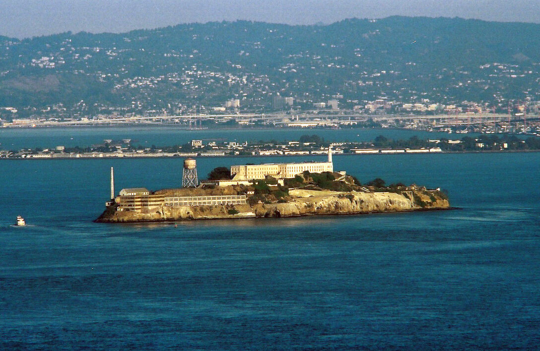 Thomas Kellner: 42#04-06 San Francisco, Alcatraz, 2004, Standortaufnahme