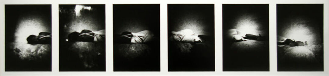 Thomas Kellner: Sixtorama Nr 3, 1994, bw-print, 54 x 11,5 cm / 21,1" x 4,5", edition 10+1