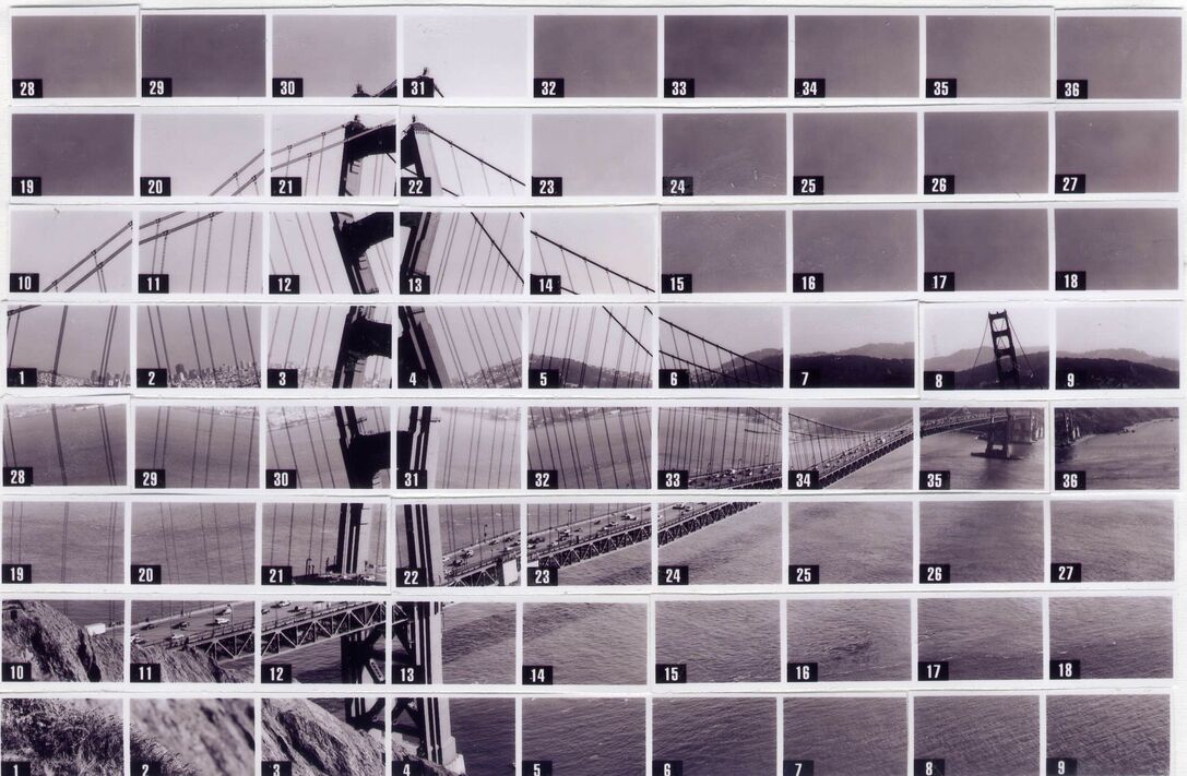 Thomas Kellner: 42#14 San Francisco, Golden Gate Bridge, 2004, Indexprint