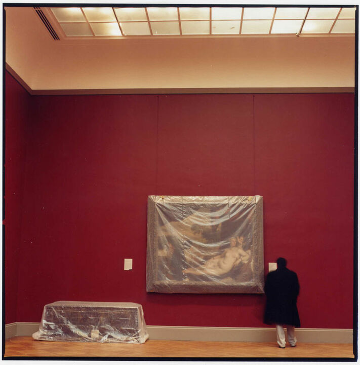 Dan Nelken: ohne Titel (Metropolitan Museum of Art New York), C-Print, 2007, 17 x 17 cm, Auflage 50