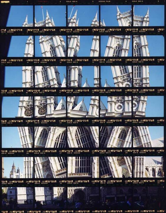 Thomas Kellner: 14#06, London, Westminster Abbey (Architekt Nicholas Hawksmoor), 1999, C-Print, 19,2 x 24,7 cm / 7,5" x 9,6", Auflage 10+3
