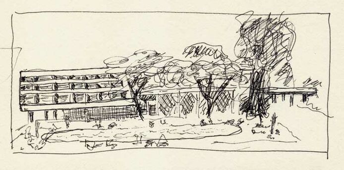 Sketch for 49#36, Brasilia, Palace Hotel, 2008